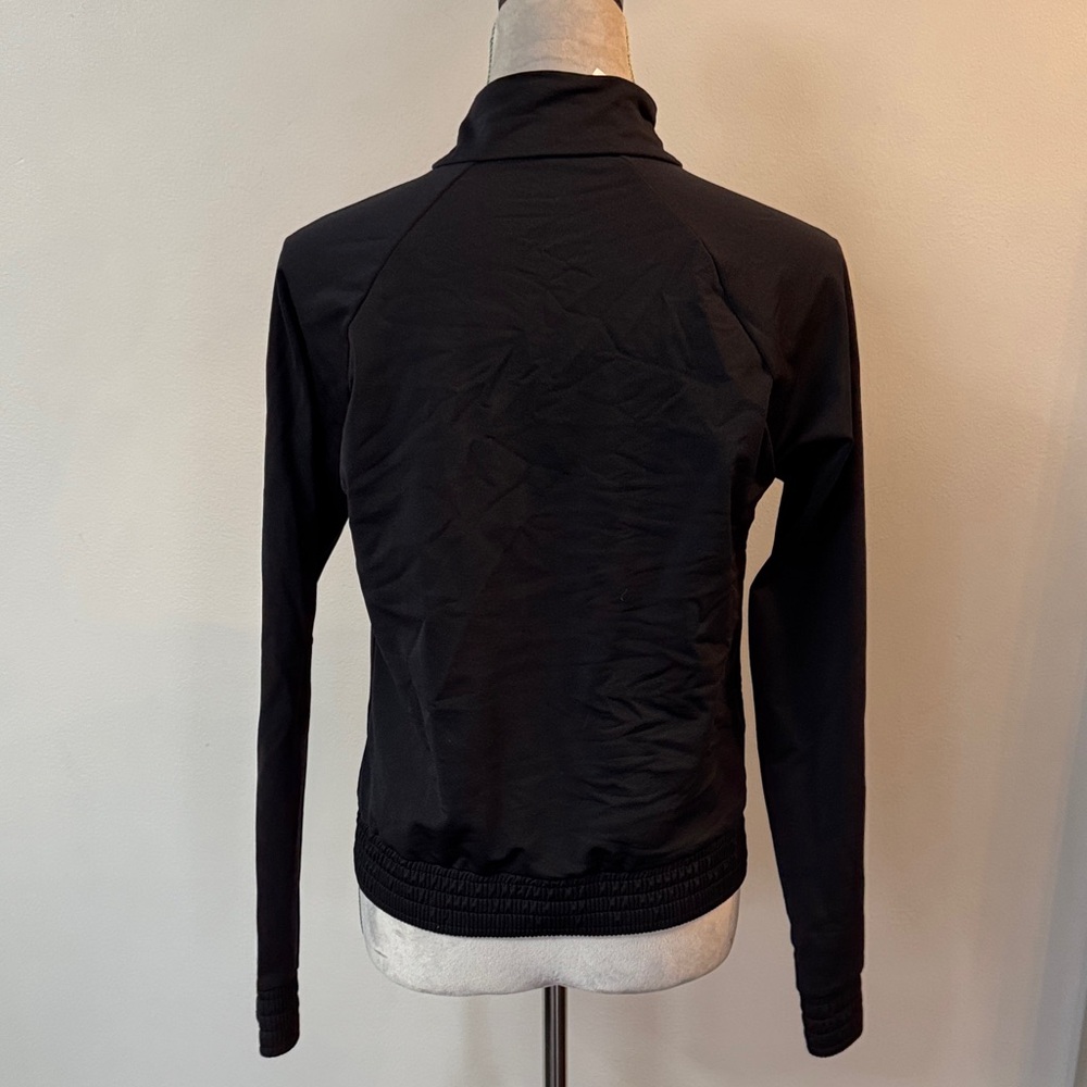 Fabletics Black Full-Zip Lightweight Jacket EUC S - image 3
